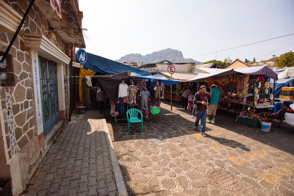 Am Markt in Tepoztlán