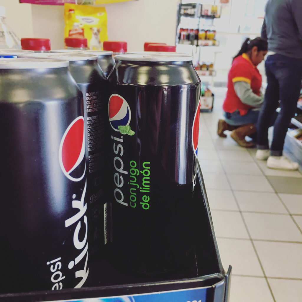Pepsi mit Limettensaft
