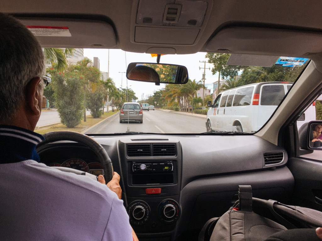 Taxi in Cancun
