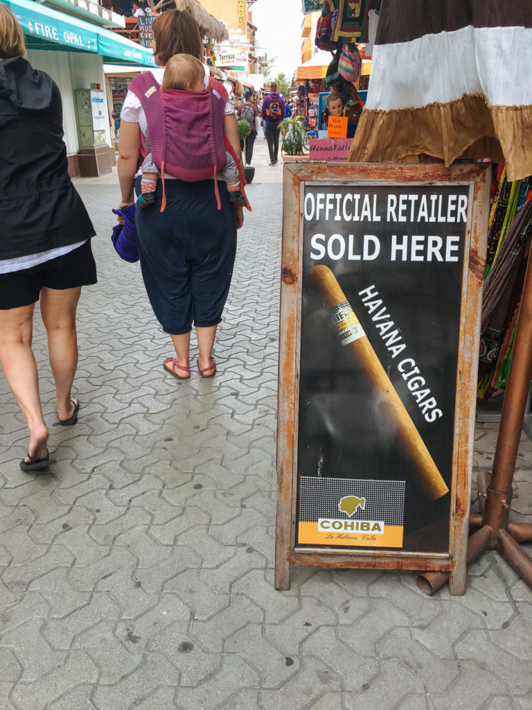 Werbung für kubanische Zigarren